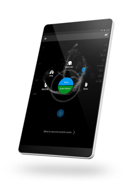 un tablet con lo schermo acceso