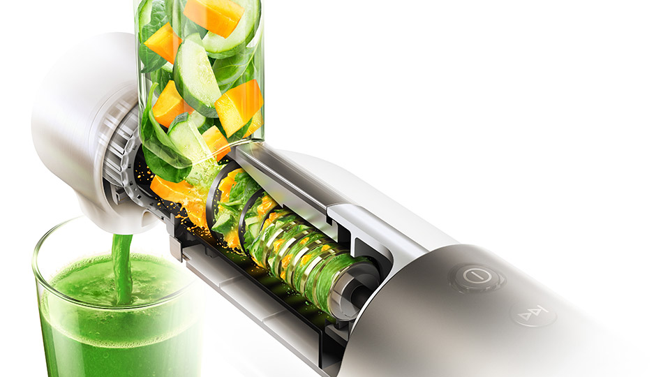 Succo di cetriolo e mango