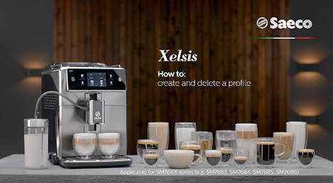 Impostazioni del macinacaff&egrave; della macchina da caff&egrave; Saeco