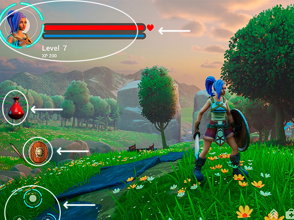 Automatic logo detection gaming in use