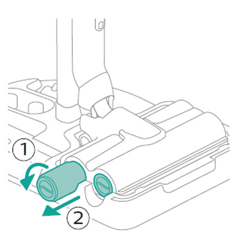 How to user a cleaning brush schematic one