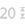Icona 20 impostazioni di lunghezza