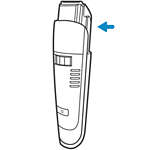 Regolabarba con sistema aspirante serie 7000