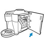 Macchina per caff&egrave; con meccanismo a imbuto Senseo SARISTA