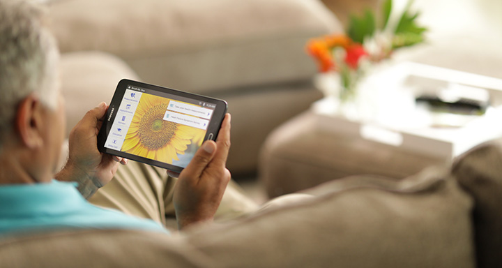 Philips remote member monitoring solution interactive tablet
